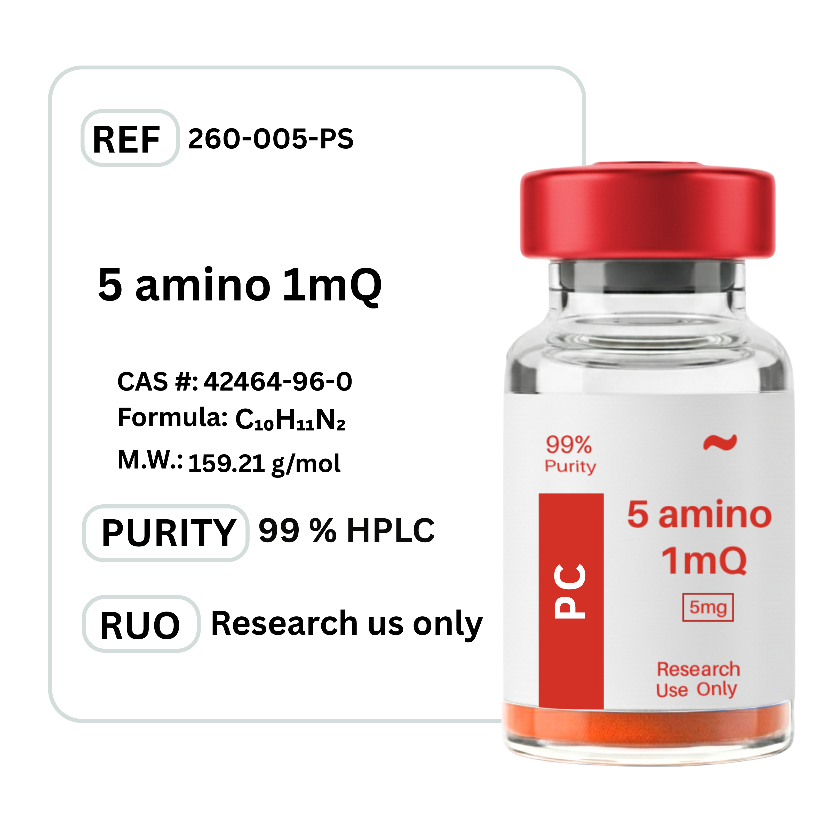 5-Amino-1MQ Scarborough Peptides (PC) 5-Amino-1MQ Scarborough Peptides (PC)